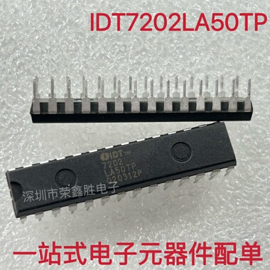 进口新IDT7202LA50TP DIP-28 IDT 存储内存集成电路静态存储器