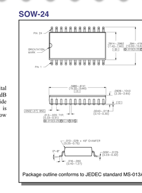 进口全新AT65-0107 MACOM SOP-24 无线/射频/通信;射频和微波