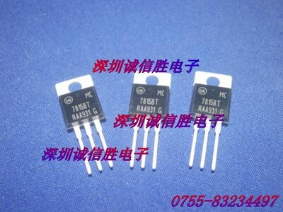 原装正品MC7815BT 7815BT  15V/1A TO-220 ON安森美 三端稳压管