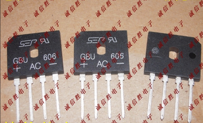 整流桥堆排桥GBU606A600VSTSSIP4