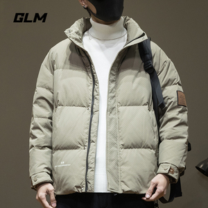 森马集团GLM 新国标羽绒服男外套宽松大码鸭绒厚棉服秋冬面包服潮