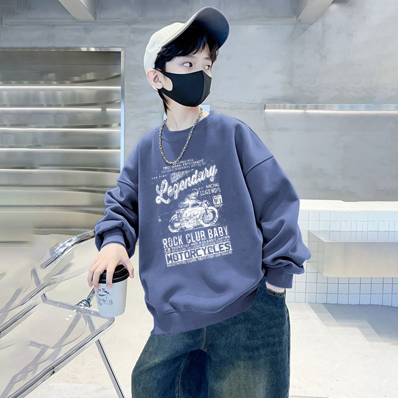 男童卫衣长袖秋装学生新款帅气卡通中大童春秋季韩版男孩上衣潮