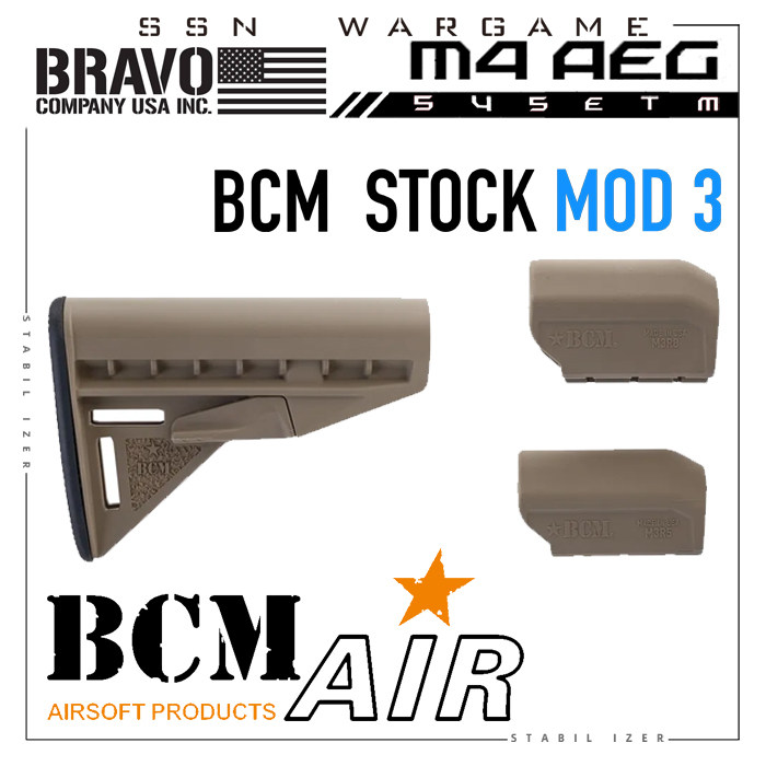 【BCM mod3 托+托腮板】新品预告 ar15 ldt 精镁 hk416 m4 配件图片