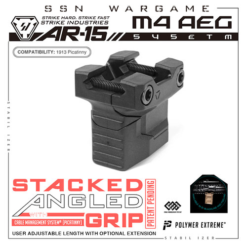 【SI 堆叠式斜角握带线缆管理系统】新品预告 ar m4 hk416 短剑