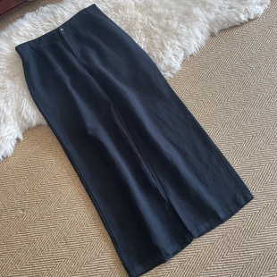 女直筒小脚春夏显瘦亚麻职业上班穿九分长裤 75姆米重磅真丝西装 裤