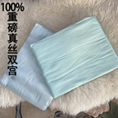 重磅加厚宽幅出口纯真丝床单床罩100%桑蚕丝双宫绸30姆米加大床单
