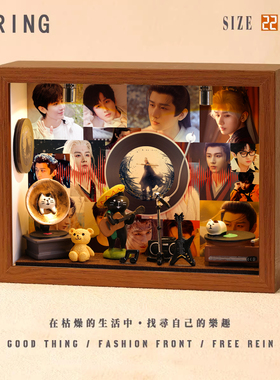 成毅周边音乐专辑相框创意桌面礼物造景摆件生日礼品送男生女生