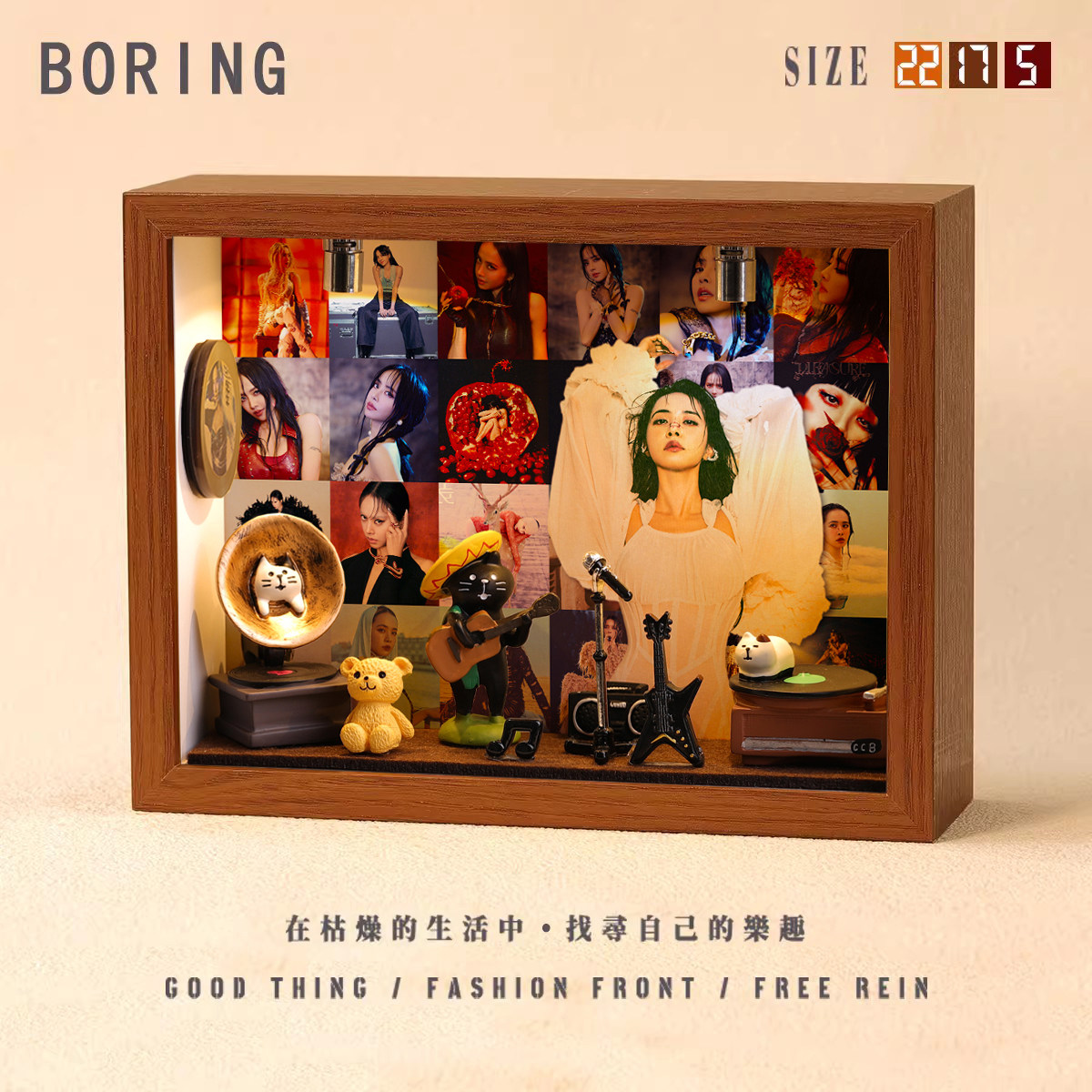 蔡依林周边音乐专辑相框创意桌面礼物造景摆件生日礼品送男生女生,家居饰品,装饰摆件,淘宝优惠券,粉丝福利购,淘宝优惠卷