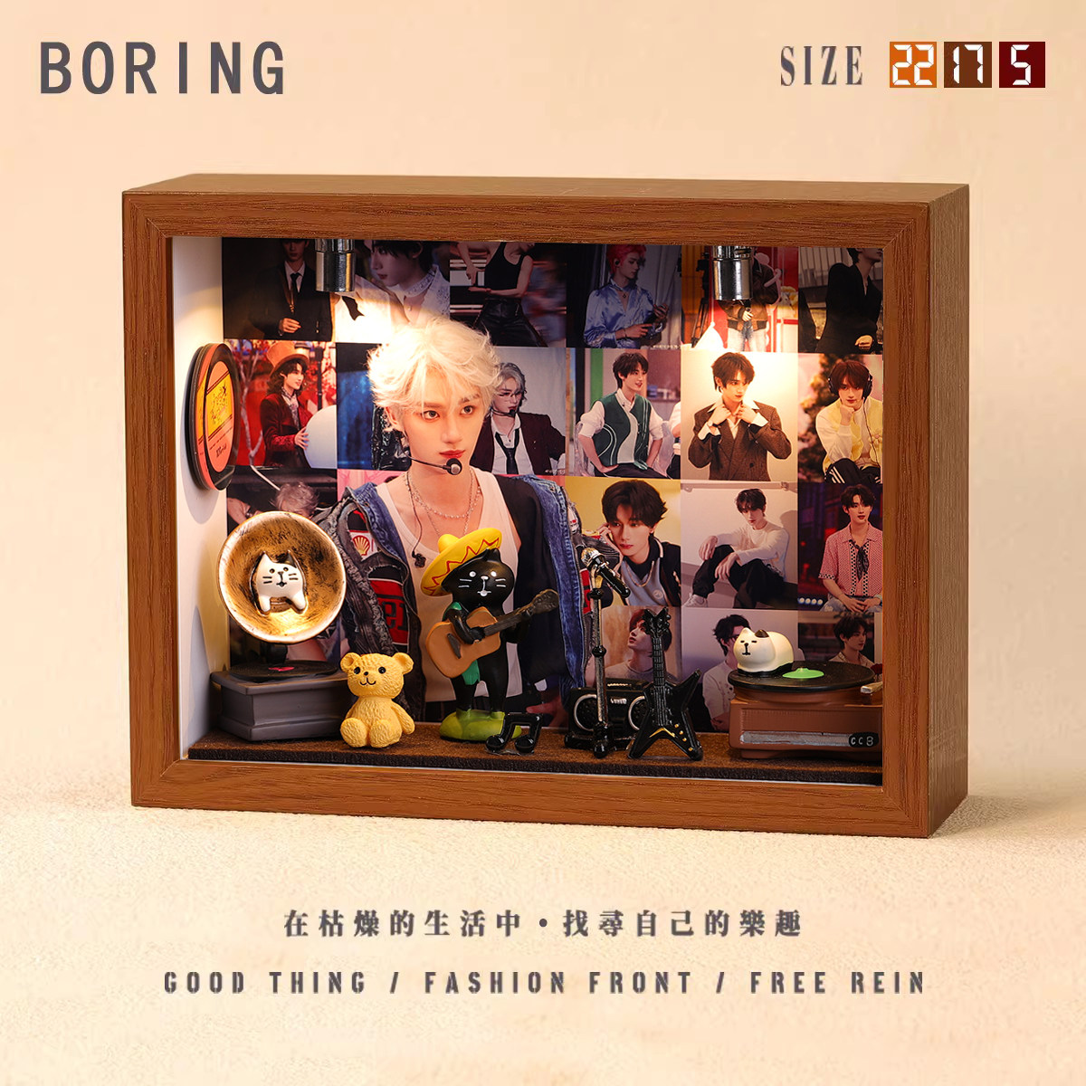 丁程鑫周边音乐专辑相框创意桌面礼物造景摆件生日礼品送男生女生,家居饰品,装饰摆件,淘宝优惠券,粉丝福利购,淘宝优惠卷