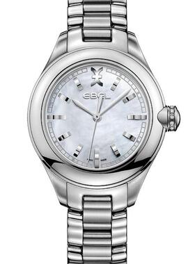 EBEL玉宝 Onde 简约珍珠贝母盘镶钻瑞士石英时尚女士手表 1216173