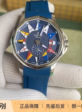 昆仑CORUM 海军上将杯42夜光小秒针瑞士自动机械防水男手表 A395