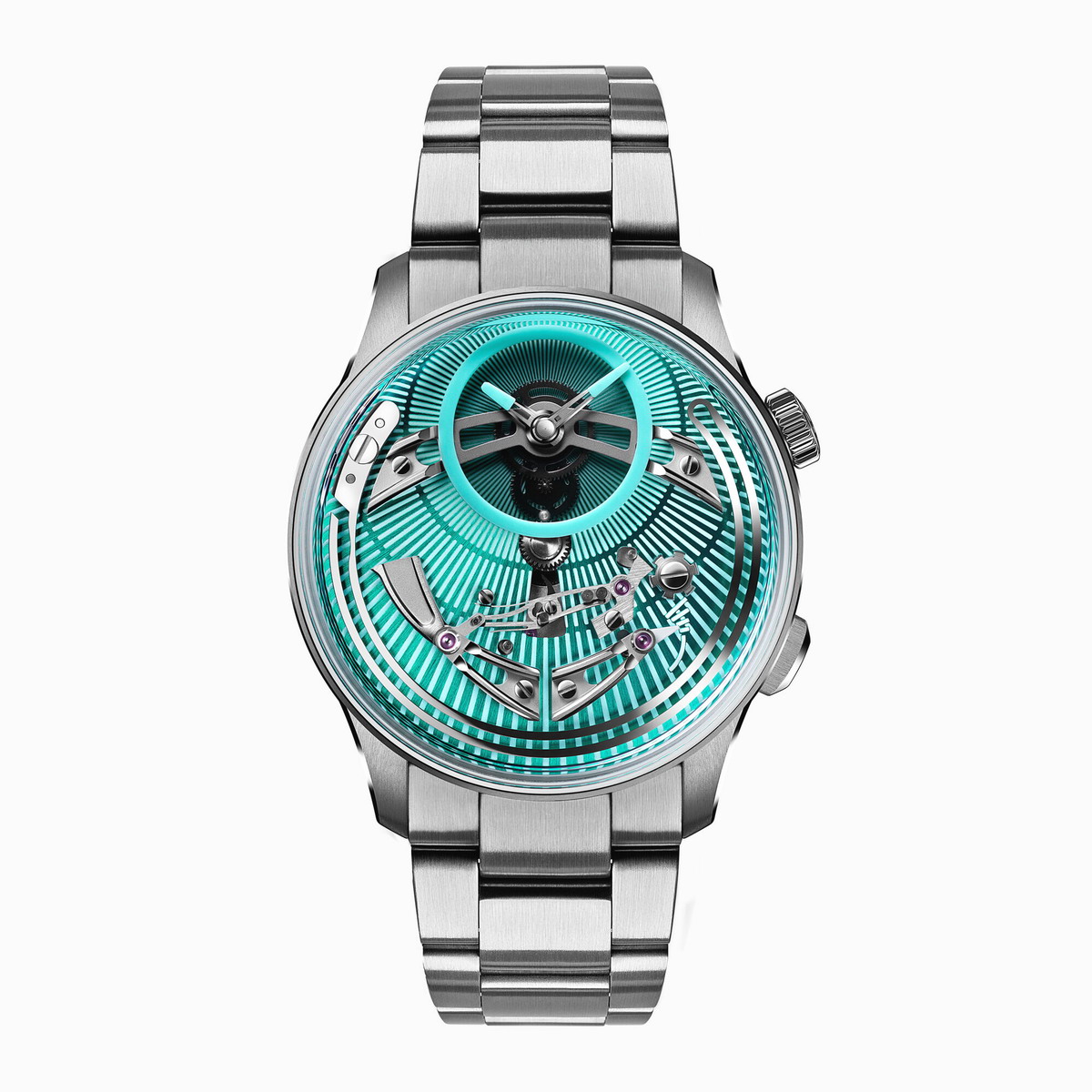 Christopher Ward 夜光自鸣闹表钛合金瑞士自动机械个性男士手表