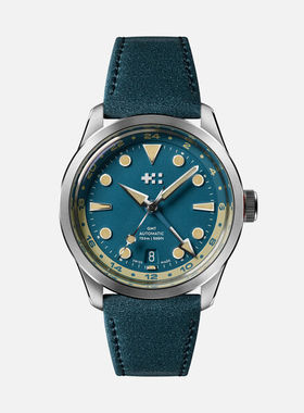 Christopher Ward 双时区夜光防水瑞士自动机械休闲运动男手表C65