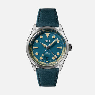 Christopher Ward 双时区夜光防水瑞士自动机械休闲运动男手表C65