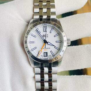 Christopher Ward GMT双时区夜光瑞士自动机械表防水男士手表 C63