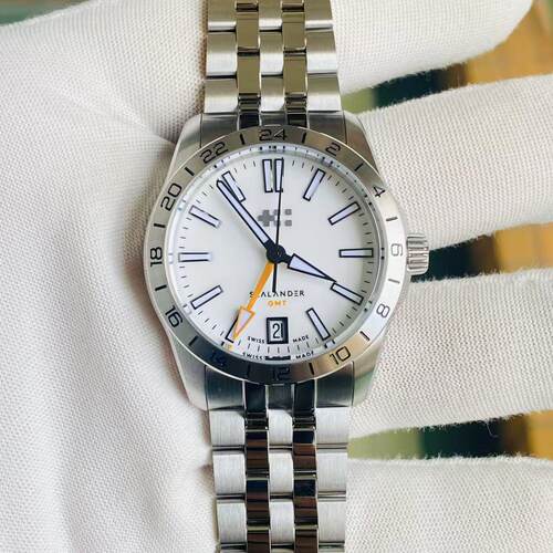 Christopher Ward GMT双时区夜光瑞士自动机械表防水男士手表 C63
