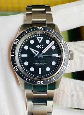 ChristopherWard 夜光陶瓷BJ联名钛合金瑞士天文台自动机械男手表