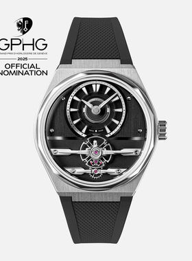 ChristopherWard 自产机芯6日链镂空夜光瑞士机械个性男士手表