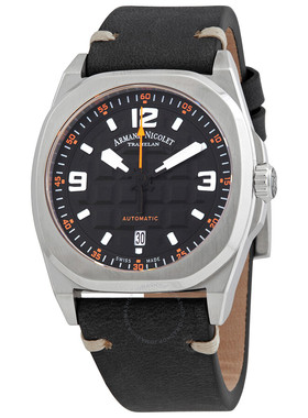 Armand Nicolet艾美达 8边型夜光防水瑞士自动机械商务休闲男手表