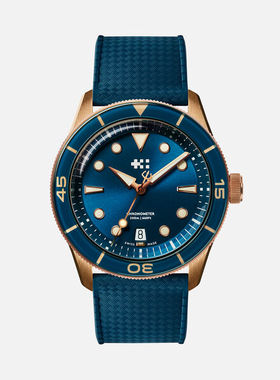 Christopher Ward C65青铜复古夜光瑞士天文台自动机械防水男腕表