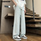 VIISHOW有货复古潮牌纯色直筒垂感运动卫裤 男女宽松百搭休闲长裤