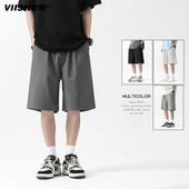 新款 男生休闲短裤 潮牌青少年薄款 VIISHOW夏季 运动宽松百搭五分裤