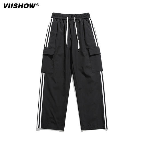 VIISHOW美式宽松休闲裤子