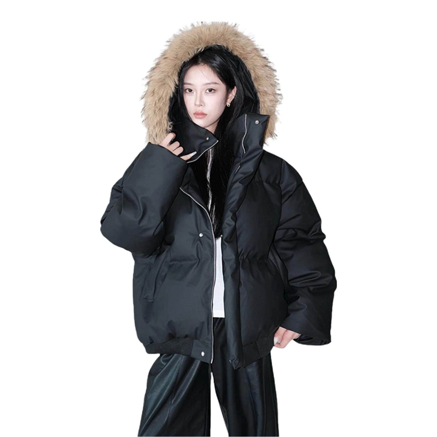 VIISHOW美式复古毛领保暖面包服外套男女冬季加厚潮牌时尚棉衣,男装,棉衣,淘宝优惠券,粉丝福利购,淘宝优惠卷