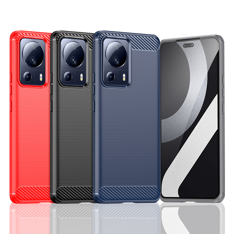 for Xiaomi 13 Lite Case Soft TPU AM适用小米13lite手机壳Mi12Lite NE保护套Civi2拉丝全包软硅胶防摔