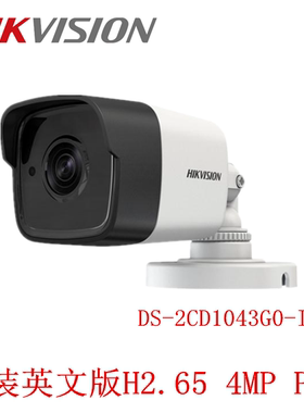 1043G0-I海康英文版DS-2CD1043G0-I 4MP POE网络摄像机IPC 400万