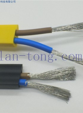 AS-InterFace总线扁平通讯线缆_ASI高柔异形电缆2芯黄色黑色2*1.5