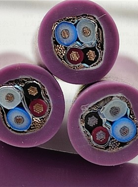 5芯devicenet通讯线缆1x2xAWG24+1x2xAWG22CANopen通信屏蔽双绞线