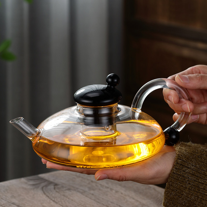 花茶壶套装英式煮下午茶水果茶具耐热玻璃杯子北欧风格轻奢养生壶