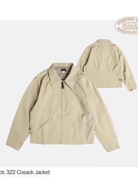 MILITORA322男士长袖百搭休闲外套翻领美式复古干部短款夹克外套