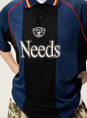 现货 SERVING YOUR NEEDS/Needs #12 JERSEY 复古印花球衣短袖