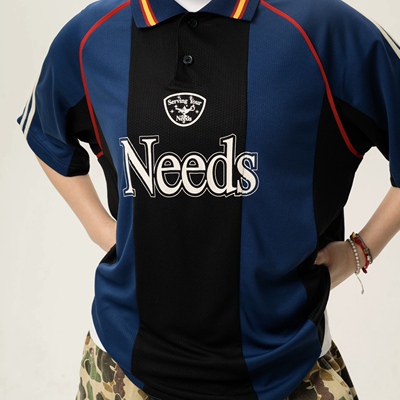 现货 SERVING YOUR NEEDS/Needs #12 JERSEY 复古印花球衣短袖
