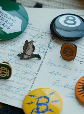 DAMBOLAND 巴恩风 搭配复古潮流ivy配饰 烤漆徽章胸针勋章Pin现货