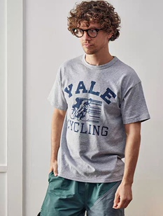 Remains Rugged自行车美式复古学院运动印花短袖T恤广告宣传T恤