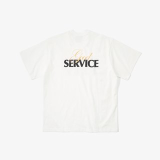 现货 SERVING YOUR NEEDS /GOODSERVICE TEE 前后印花短袖T恤