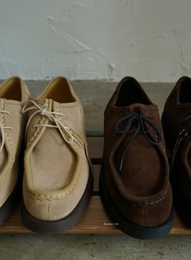 现货 法国产KLEMAN 21新款 PADROR VV翻毛皮德比休闲皮鞋男女同款