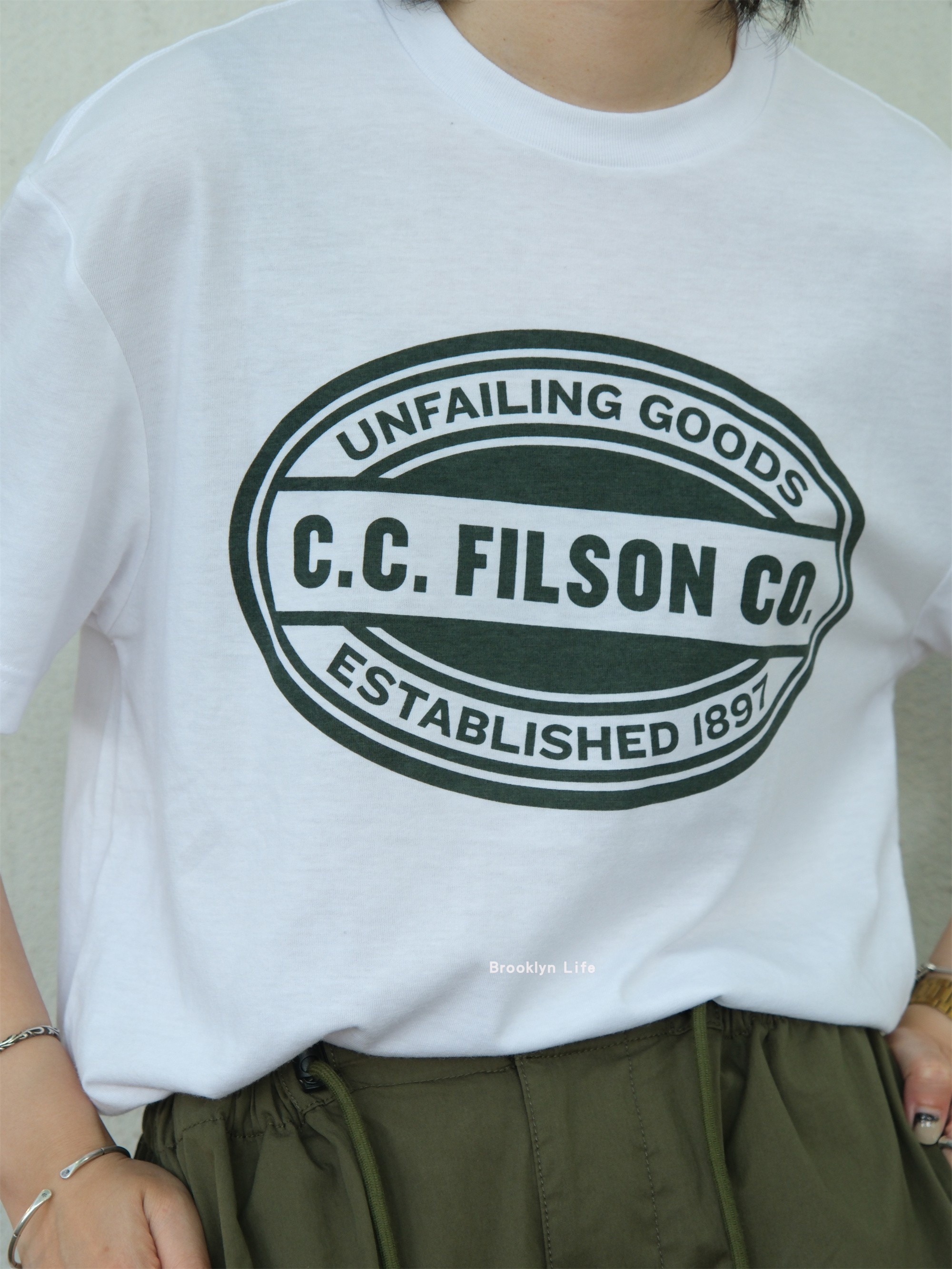 FILSON轻量纯棉印花短袖图片