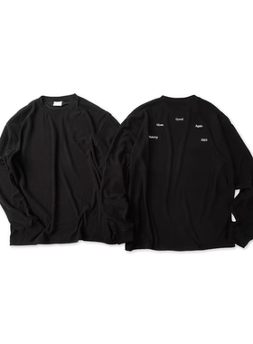 GoodVibesOnly好氛围优先「骨鸟 MVGA」华夫格长袖 刺绣 基础款