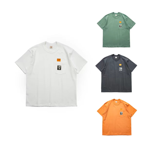 REMOCREVO 四色 Basic Pocket Tee 老式圆筒 基础口袋TEE