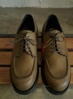 法国制KLEMAN FRODAN VGT 手工做旧 复古工装休闲皮鞋 男女同款