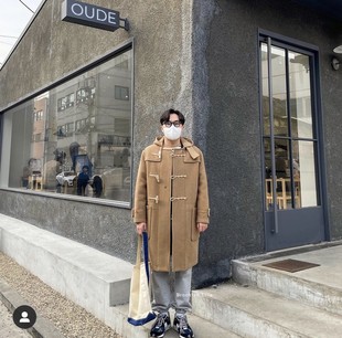 英产GLOVERALL 袖长特别定制版 男款MONTY 羊毛大渔夫长款MS5852