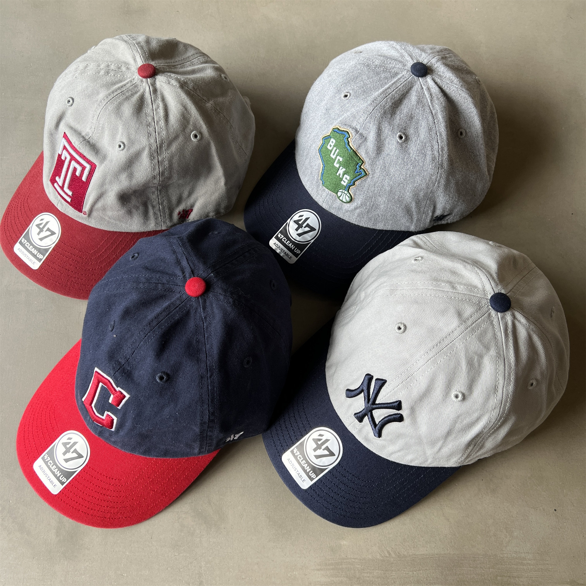 47brand现货正品拼色系刺绣