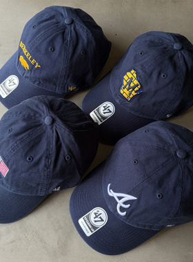 现货 47brand 多色刺绣四季可戴鸭舌帽棒球帽 可调节男女款24