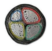 铝芯电缆VLV22 3X70+1X35平方钢带铠装铝芯电缆 三相四线铝电缆