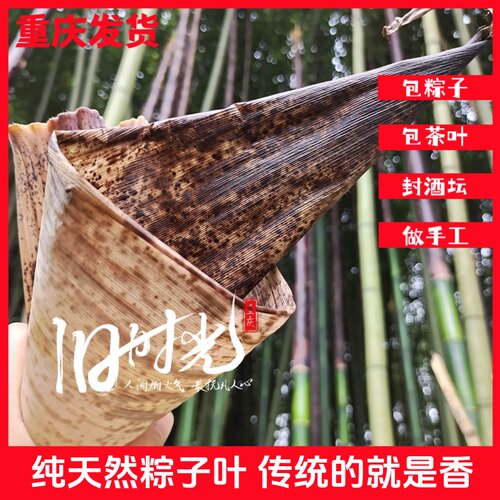四川重庆粽子叶新鲜大号毛竹寿竹笋壳斑竹壳粽叶新鲜粽粑壳黄粑壳 - 封面