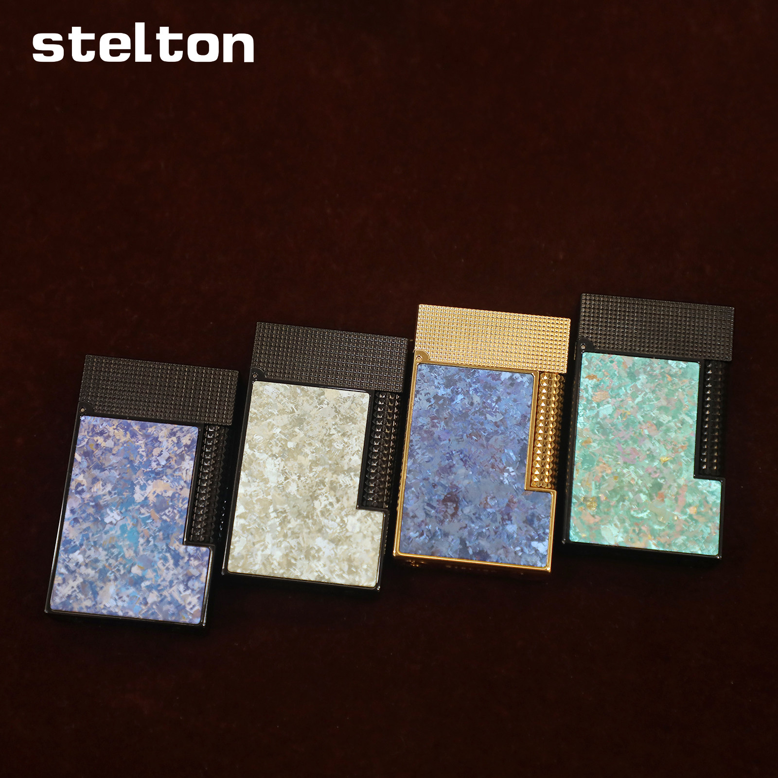 Stelton斯特腾朗声打火机充气双面镶嵌钛金属钢音创意个性送礼